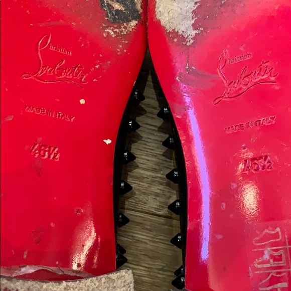 Christian Louboutin Black Spikes Casual Shoe - Picture 6 of 7